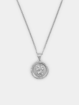 Stainless Steel St. Christopher Pendant