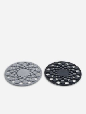 joseph & joseph silicone trivets grey