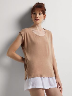 Extended Shoulder Essential Tee