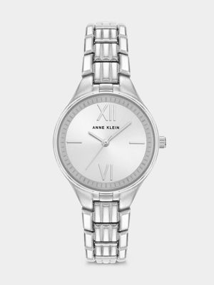 Anne Klein Silver Plated Bracelet Watch