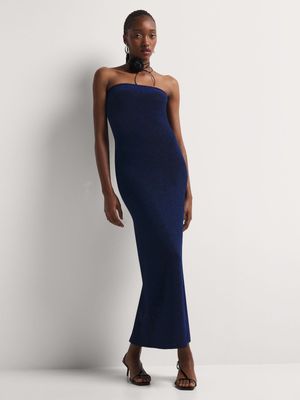 Y&G Lurex Boobtube Maxi Dress