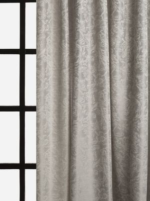 curtain taped floral jacquard 260x218cm