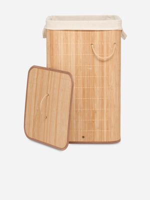 laundry storage bamboo square 57x34cm