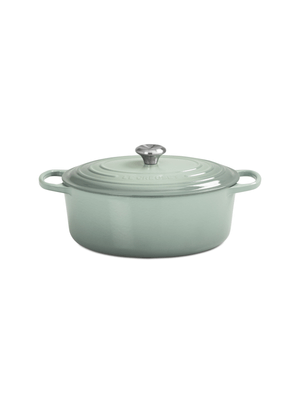 Le Creuset Casserole Oval Sea Salt 31cm