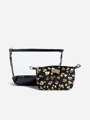 Luella - 2 Pack Cosmetic Bag