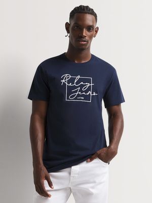 Men's Relay Jeans Signature Navy T-Shirt