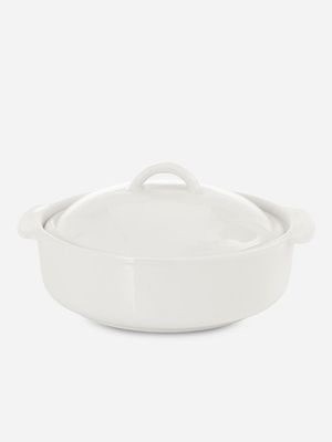 aurora casserole  round w/lid porcelain 24cm