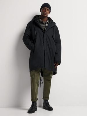 Men's Markham Black Parka Jacket