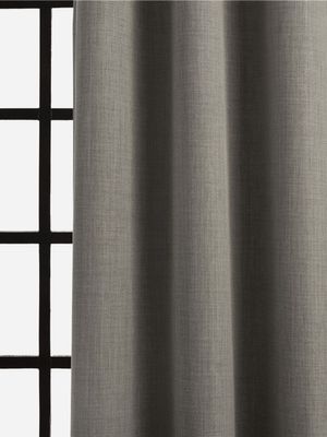 curtain block-out melange eyelet grey 135x223cm