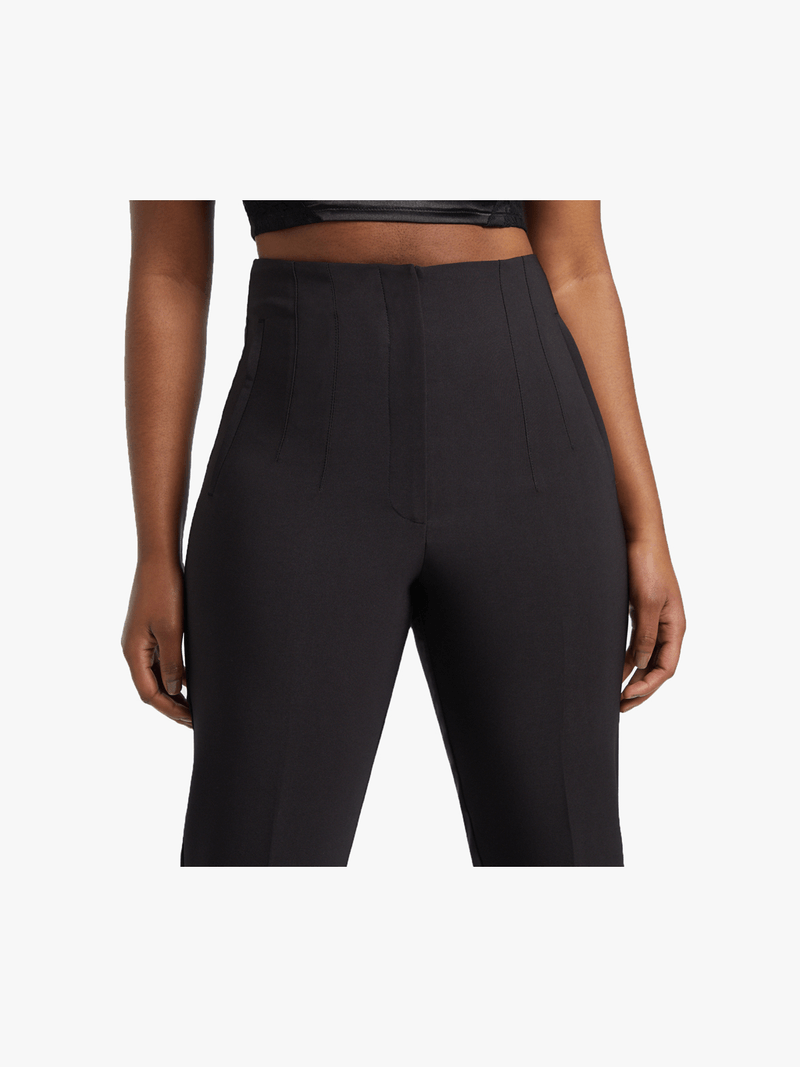 Tapered Leg Darted High Waist Pants - Bash.com