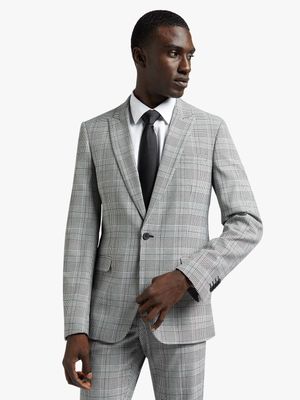 Men's Markham Slim Houndstooth Black/White Suit Jacket