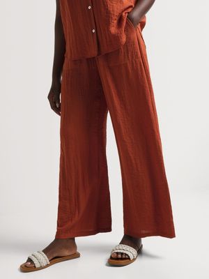 Wide Leg Patch Pocket Pants