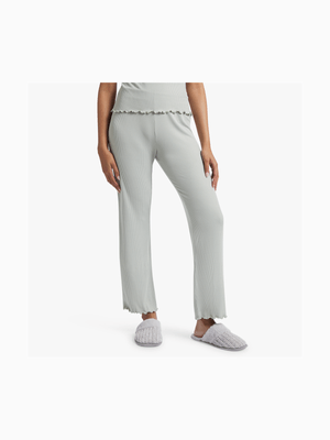 Ribbed Wide Leg PJ Pants