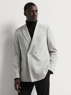 Men's Markham Smart Textured Popcorn Grey Merlange Blazer