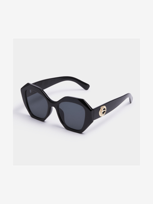 Large Geometric Frame Sunglasses