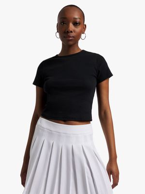 Y&G Rib Round Neck T-Shirt