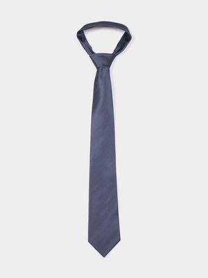 MKM NAVY TEXTURED CLASSIC TIE