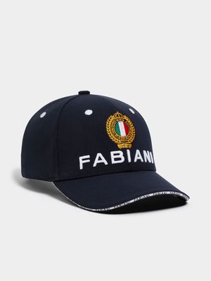 Fabiani Men's Logo & Crest Navy Cap