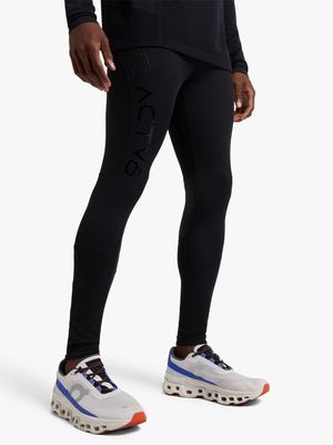 Mens TS-ACTV8 Hyper Stride Black Run Tights