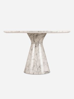 Cono Concrete Marble Look Round Dining Table 120cm