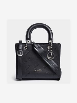 Luella Embossed Branded Mini Tote Bag