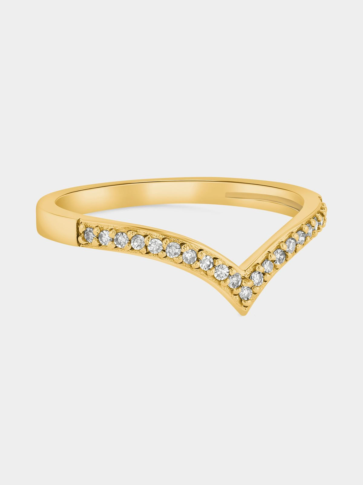 Wishbone Diamond Eternity Ring