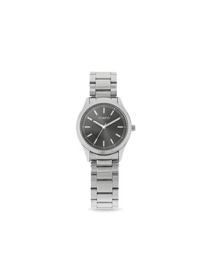 Tempo Men’s Silver & Black Tone Bracelet Watch