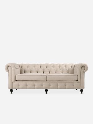 Madison 3 Seater Couch FibreGuard Colourwash Sesame