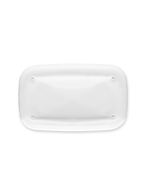 droplet amenity tray clear 24.5x15 cm