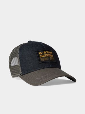 G-Star Men's Embro Denim Baseball Trucker Cap