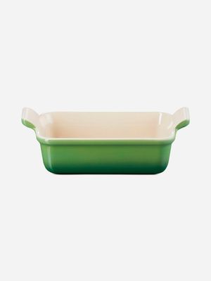 le creuset rectangular dish 19cm bamboo