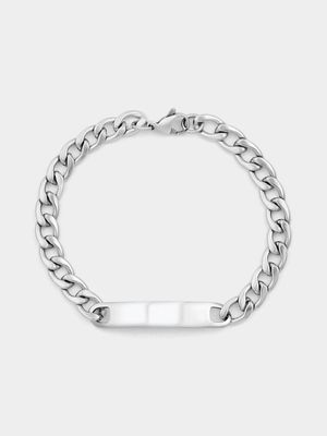 Stainless Steel Curb ID Bracelet