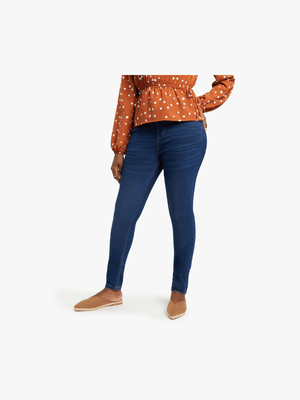 Women's Dark Blue Skinny Jeans