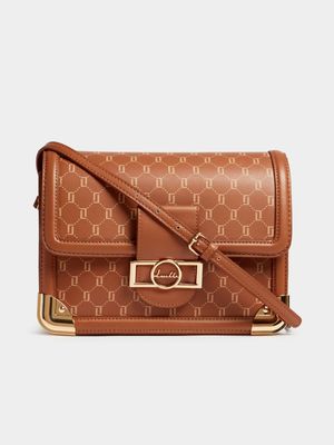 Luella Monogram Satchel Bag