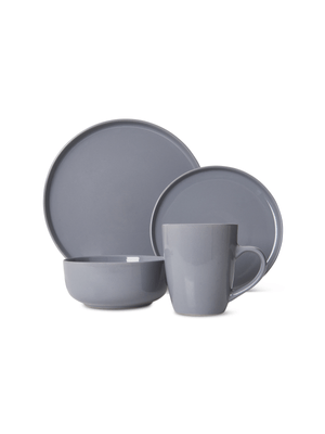 Ciroa 16 Piece Dinner Set Grey