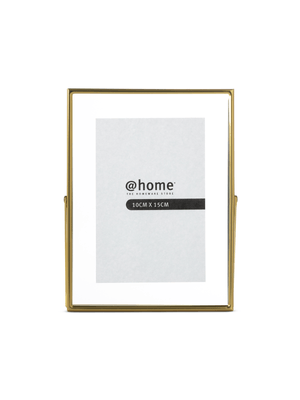 photo frame floating modern gold 10x15cm