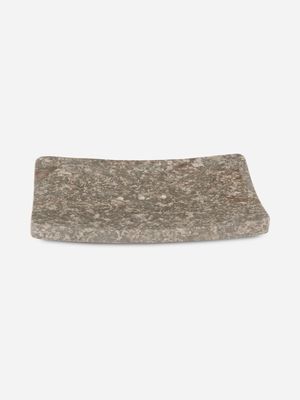 soap dish grey marble 2.5x10x16cm