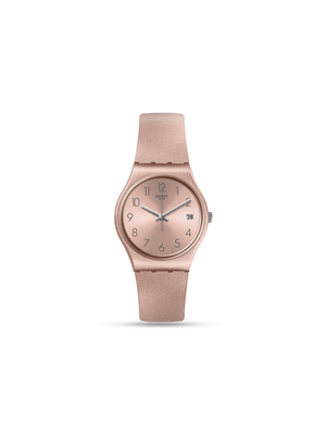 Swatch Pinkbaya Plastic Strap Watch