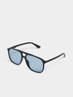 Women's Blue Square Sunglasses