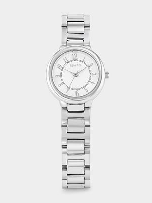 Tempo Silver Plated Bracelet Watch