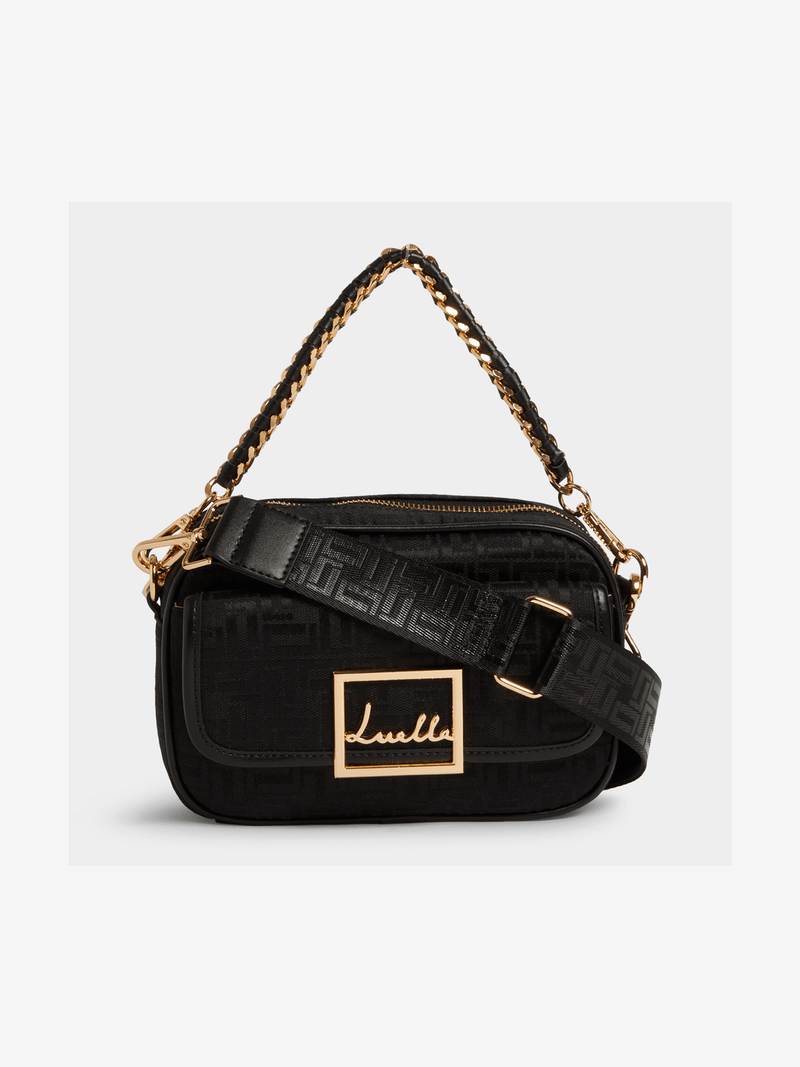 Luella Multi Strap Jacquard Camera Bag Bash