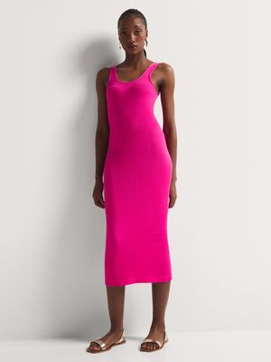 Y&G Seamless Scoop Neck Bodycon Dress