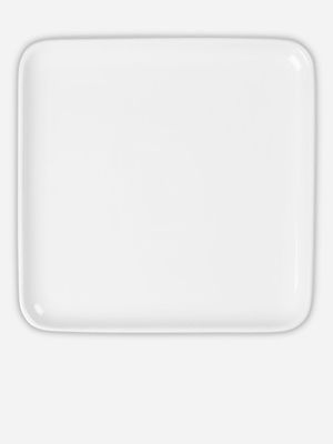 contemp side plate square white