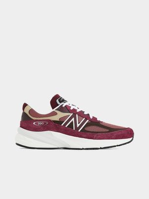 New Balance Men's 990v6 Burgundy Sneaker