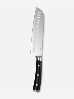 salt & pepper cleave santoku knife 18cm