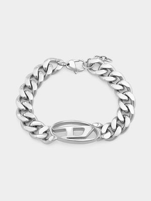 Diesel Stainless Steel Lobster Clasp Bracelet