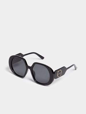 Luella Large Oval Sunglasses