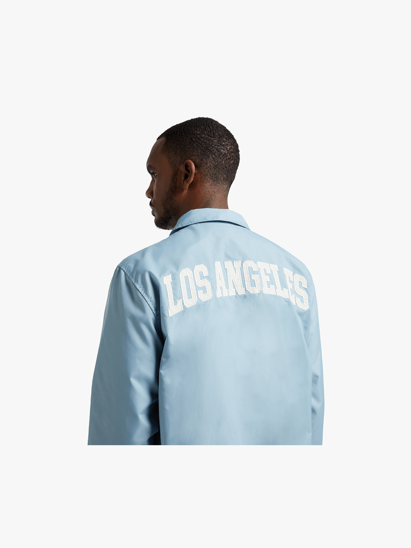 MKM Light Blue Coach Nylon Jacket - Bash.com MKM Light Blue Coach Nylon Jacket - Bash.com