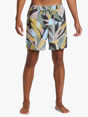 Men's Quiksilver Green Everyday Mix 17 Volley Shorts