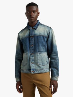 Men's Relay Jeans Denim Workwear Tea Stain Jacket